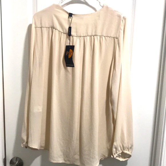 Punt Roma size 48 (18) polyester with squint shoulders cowl neck with tassel - Picture 4 of 9